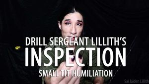 Drill Sergeant Lillith Inspection - Small Tit Humiliation (Solo)