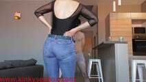 Jeans ballbusting