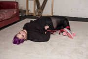 Roxie in Hogtied in Black