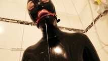 The drooling rubber doll