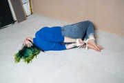 Emerald in Barefoot Jeans Hogtie