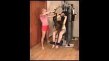 Ole Lykoile & Ricci - Lesbian girlfriends find the best way to work out together (video)