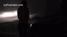 118003 Cynthia Vellons Pees By Her Car
