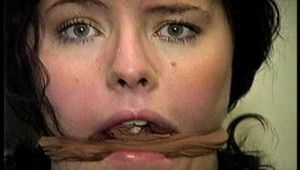 25 YEAR OLD DAY CARE WORKER GETS HER MOUTH STUFFED AND GAGGED WITH PANTYHOSE, CLEAVE GAGGED, F0RCED TO TAKE OFF PANTYHOSE & SMELL THEM, F0RCED TO CHANGE CLOTHS WHILE GAGGED (DVD-75-12)