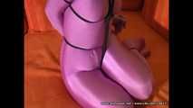 Purple Zentai tied - Part02