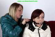 Get 200 pics with Dani bound and gagged in shiny nylon Downwear from 2008.