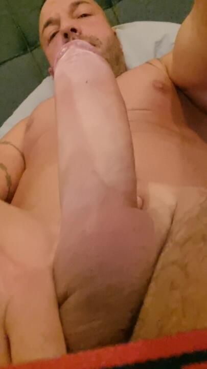 Solo jerk off video! Wanked my cock in bed in the morning and cumshot