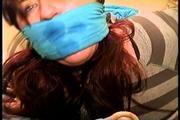23 YR OLD REAL ESTATE BROKER IS RING GAGGED, OTM GAGGED, CLEAVE GAGGED HANDGAGGED, F0RCED SNEAKER SMELLING, HOG-TIED ON BED AND DROOLS LIKE CRAZY (D71-16)