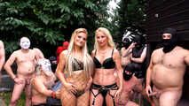 WURSTFÄCHER ZUGEBUTTERT?! CREAMPIE OUTDOOR ORGIE MIT SKINNY MILF NINA RIDE!