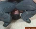Jill Diamond & Sue-X-ess, Domination and Facesitting in Jeans