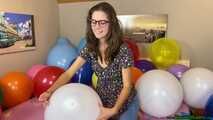 girlfriend pops your balloons with lighter, stick and needle (ENGLISH LANGUAGE)