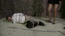 The Spain Files - More Straight Jacket Hogtie Punishment for Muriel with JJ Plush