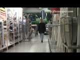 048009 Sandra Takes A Daring Pee In The DIY Store