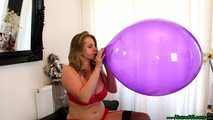 Blow2Pop purple TT17 with multiple inflating and sitpop purple TT24