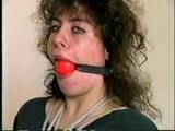 BALL-GAGGED & DROOLING WIDE EYED AMBER (D10-8)