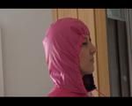 Mara dressing her up with a new supersexy shiny nylon bib oberall and a rain jacket (Video) 