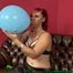 Blow2pop a blue and a green U14 balloon