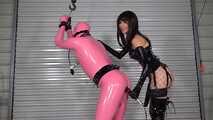 Pink Rubber Gimp Part3