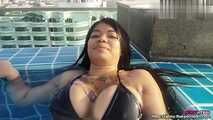 Jenny Thai - filmed in the swimming pool
