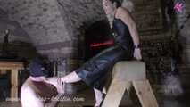 In the dungeon with object 4 #whipping #footworship #candlewax