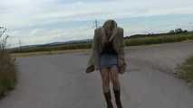 032052 Desperate Sam Takes A Roadside Pee