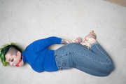 Emerald in Barefoot Jeans Hogtie