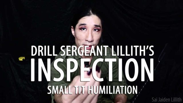 Drill Sergeant Lillith Inspection - Small Tit Humiliation (Solo)