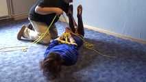 Her first hogtie