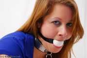 GG01 - Kim gagged and collared