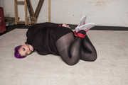 Roxie in Hogtied in Black