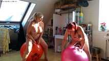 Bouncy ball fun for two