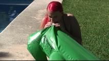 red hair - green balloon ???