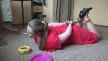 Hogcuffed webcam - girl