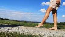 Nice feet on the gravel