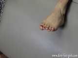 painted toenails