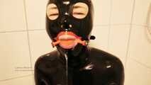 The drooling rubber doll