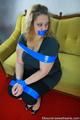 Claudia`s first tape tied PICS