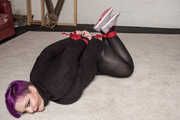 Roxie in Hogtied in Black