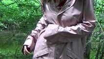 Another way to clean a dirty raincoat