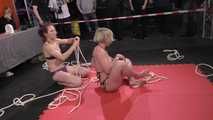 1 on 1 Bondage Wrestling from BoundCon XVI - The First Fight: Dee Williams vs. VeVe Lane