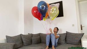 pralle heliumgefüllte Ballons
