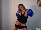 Amateur Milf Toni Role Playing As A Boxer