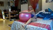 big bouncy ball in pink