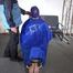 Aiyana tied and gagged in shiny nylon Rainwear and played with (she loved it)