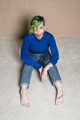 Emerald in Barefoot Jeans Hogtie