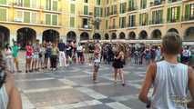 Bondage in Public • Mallorca: Plaça Major
