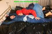 Get 246 Pictures with Jill and friends tied and gagged in shiny nylon rainwear from 2005-2008!