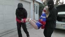 Freedom Woman Pt 2 - Superheroine TapeGagged in Ropes - Riley Reyes