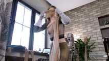 Fancy pantyhose encasement with Mia (video update)