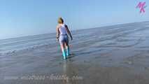 #Wellieswalk in the mudflats